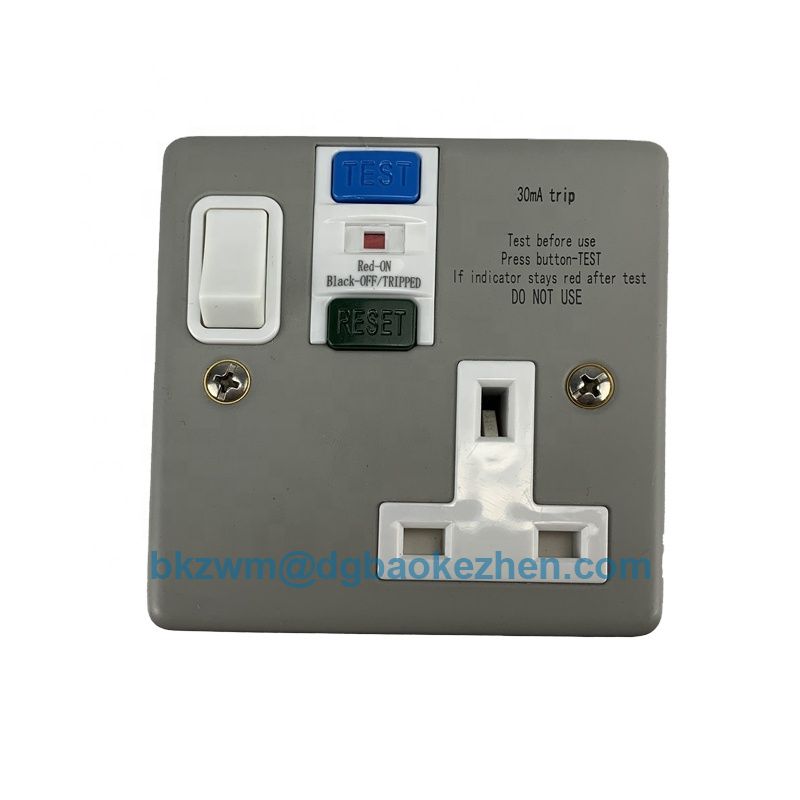 British RCD socket 